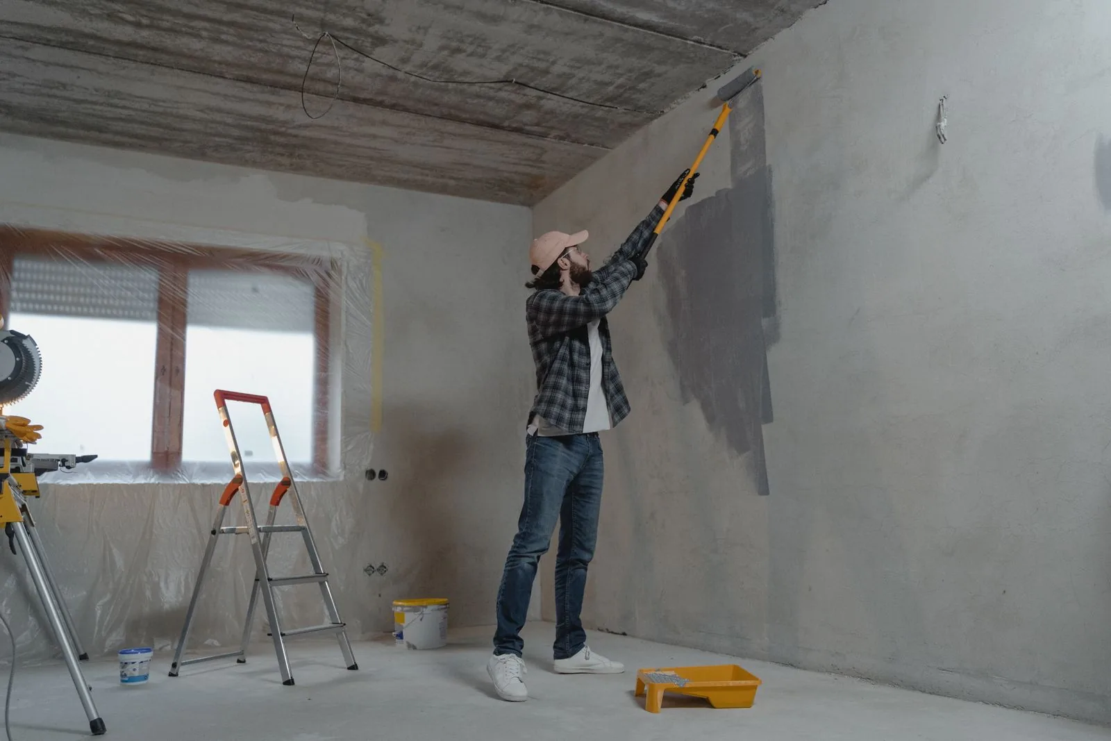 Insulation removal preparation in a residential space